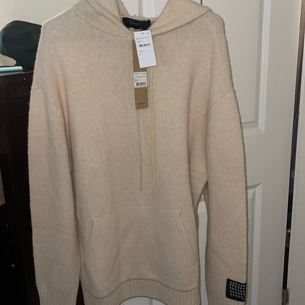 Ksubi cream sweater never been worn with tags its a size medium